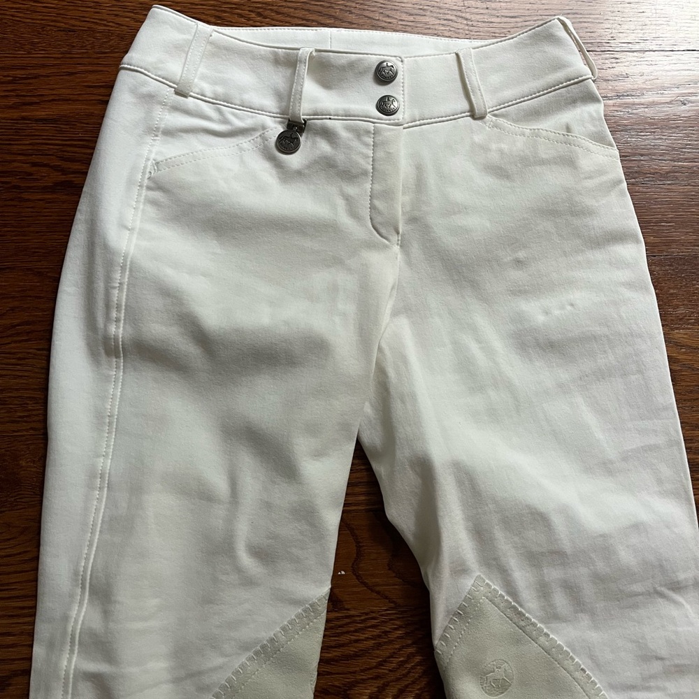 White Pikeur Breeches